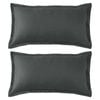 2PK Grosvenor House 500TC Egyptian Cotton Body Tailored Pillowcase Charcoal