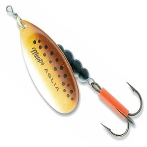 Mepps Lures Aglia Fluo Micropigments Brown/Gold Size 5 - 13.0g
