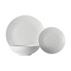 12pc Maxwell & Williams White Basics Tribeca Coupe Dinner Set Porcelain
