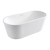 Amelie Deauville 1500mm Freestanding Bath Gloss White Overflow