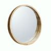 Furb Wooden Wall Mirrors Flat Round Makeup Mirror Bathroom Home Decor 60CM