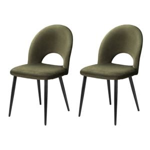 Dining Chairs Green x2