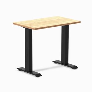 Desky Fixed Height Mini Bamboo Office Desk Wheat Frame 80cm