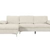 Kaveah Corduroy Sofa With Left Chaise - Beige