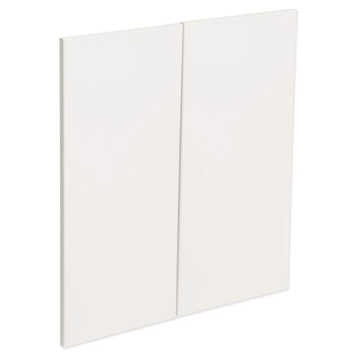 Kaboodle Egg White Modern Corner Base Cabinet Doors - 2 Pack