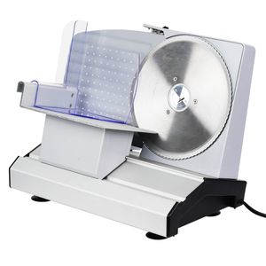 YOPOWER Meat Slicer 8.6" Precision Electric Multi-Function Food Slicers Machine(250w) Silver