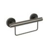 evekare 300mm Gunmetal Grab Rail with Towel Holder