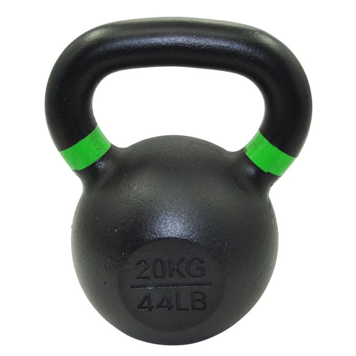 20kg Premium Powder Coated Cast Iron Kttlebell Weight Commercial Grade