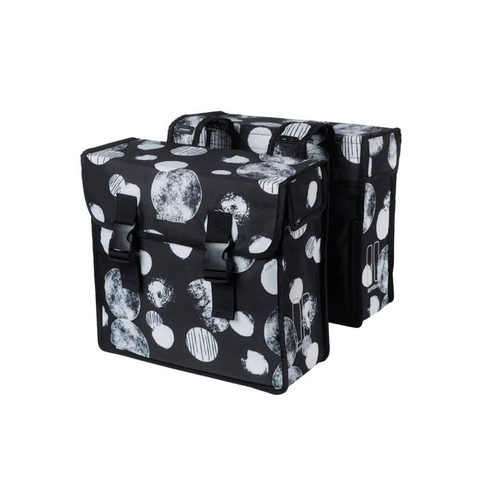 Basil Mara Xl Sphere Double Pannier Bag 35L Black/Grey Black/Grey