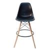 Sk Designer Living | Replica Eames Dsw Stool | Plastic & Natural - Black