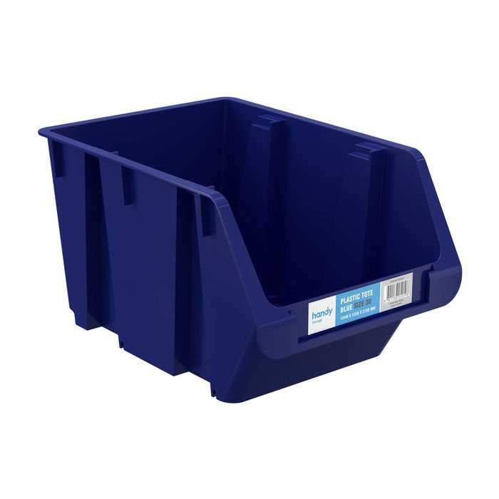 Handy Storage 154 x 125 x 215mm Blue Size 30 Plastic Tote