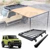 Roof Rack with Side Awning Set for Suzuki Jimny 3-Door 2018-Onwards Multi-Functional Expansion Platform 4WD Off-Road Acessories