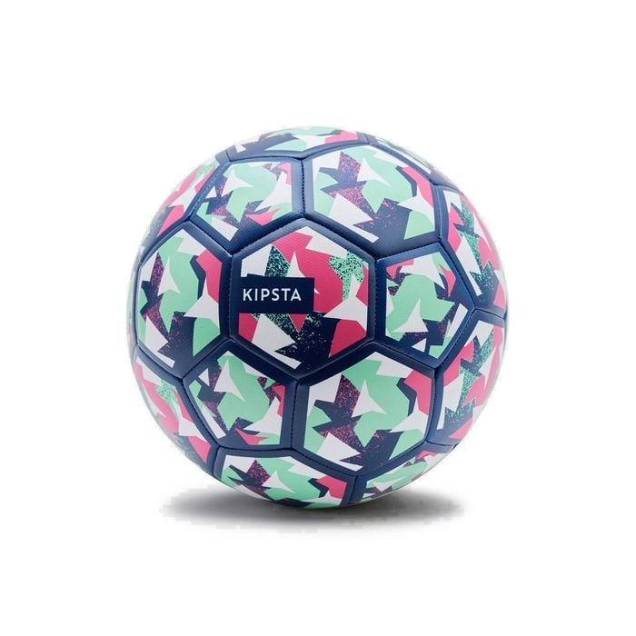 Decathlon - Football Light Learning Ball Size 4 - Blue/Green/Purple - 4