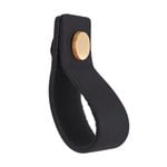 Lane Black Leather Handle