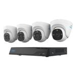 Reolink NVS8-12MD4 -12MP PoE Security Kit, 8-Channel NVR with Built-in 2TB HDD Smart Detection