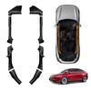 Door Sill Protector Sets For Tesla Model Y Juniper 2025-onwards Threshold Scuff Trim Full Covers Guards Accessories Set Of 8