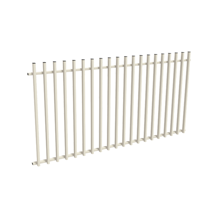 ProtectorAl 2400 x 1200mm Surfmist Aluminium Batten Pool Fence Panel