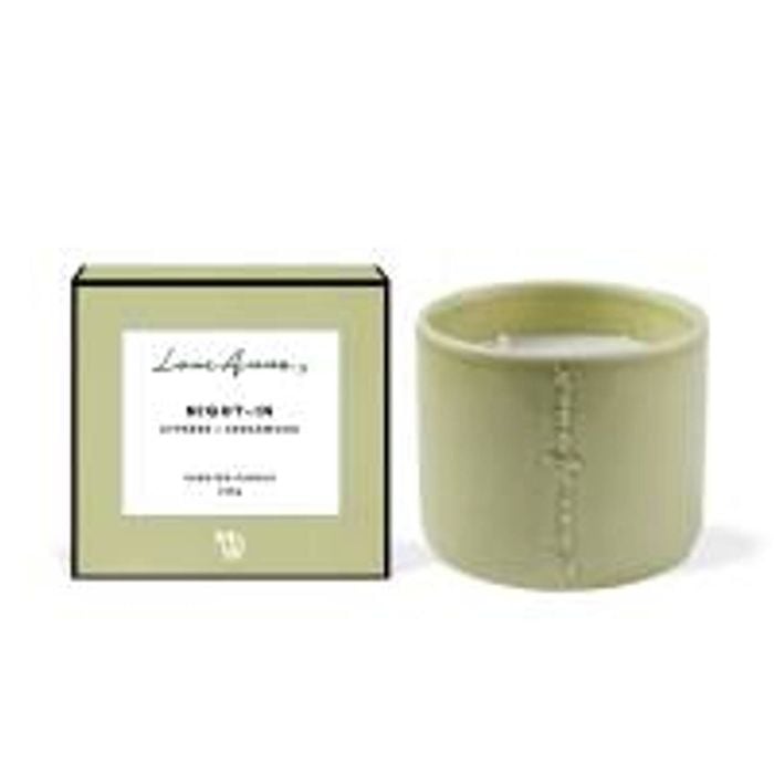 Love Anna X Chapters Night-in Scented Candle Cypress Cedarwood 325g