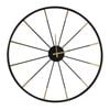 Maine & Crawford Yukie 65x3cm Metal Wall Clock - Black/Gold