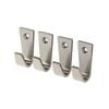Pinnacle 50mm Satin Nickel Hanging Hooks - 4 Pack