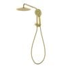 Mondella Resonance Brushed Brass 5 Function Hand Shower And 1/2 Twin Shower Set