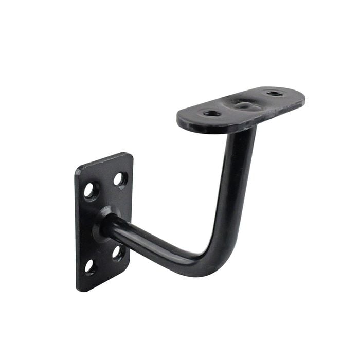 Carinya 144 x 70 x 95mm Black Flat Top Angle Handrail Bracket