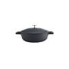 Mastercraft Shallow Casserole Dish Cast Aluminium 32cm Black