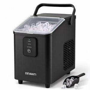 Devanti Ice Maker 11-12kg Portable Bullet Cube Machine Black