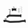 Ignite Exhausts Dpf Back For Holden Rg Colorado 2.8l 3" With Diff Pipe Black Aluminised Steel