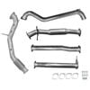 Ignite Exhausts Turbo Back For Ford Ranger Px2/px3 3.2l No Cat & Hotdog Raw Aluminised Steel