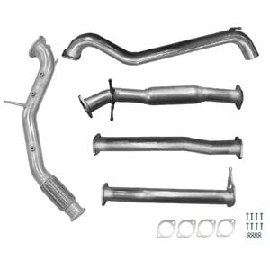 Ignite Exhausts Turbo Back For Ford Ranger Px2/px3 3.2l No Cat & Hotdog Raw Aluminised Steel