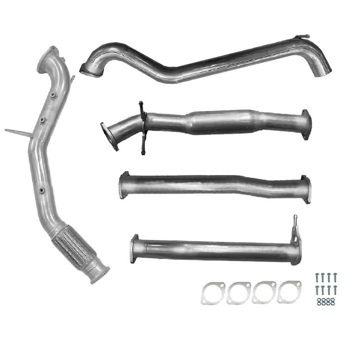 Ignite Exhausts Turbo Back For Ford Ranger Px2/px3 3.2l No Cat & Hotdog Raw Aluminised Steel