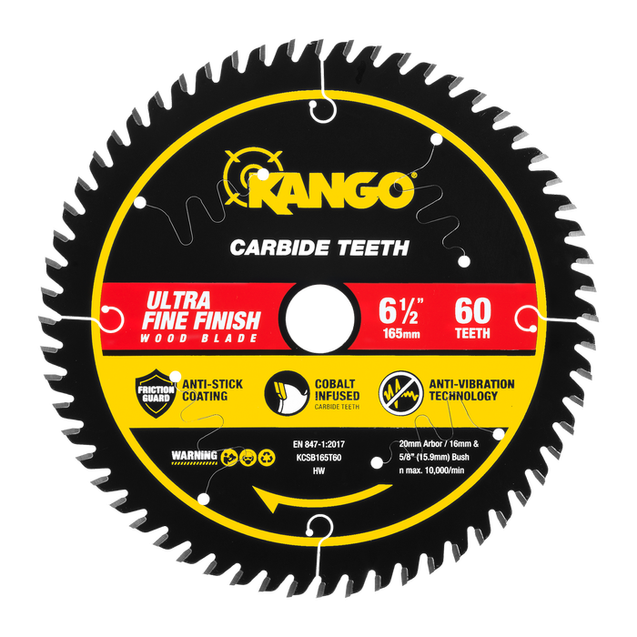 Kango 165mm 60T Wood Circular Saw Blade