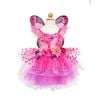 Great Pretenders Size 3-4 Fairy Blooms Deluxe Dress w/ Wings Pink Kids 3y+