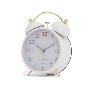 One Six Eight London Learn The Time White Alarm Clock