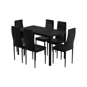 Artiss 7pcs Dining Table Set