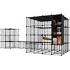 Advwin Cat Cage DIY 4 Tier + 3 Tier Large Pet Cage