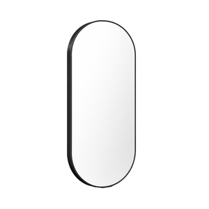 Barelli 1200 x 600mm Black Signature High Specification Ravello Pill Shaped Framed Mirror 