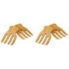 2x 2pc Davis & Waddell Bamboo Salad Hands Set 17x9.5cm Natural