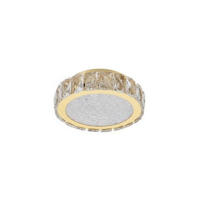 EDAN Crystal Ceiling Light Tri-colour LED 300mm (Gold)