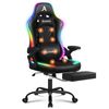 ALFORDSON Gaming Office Chair LED Black