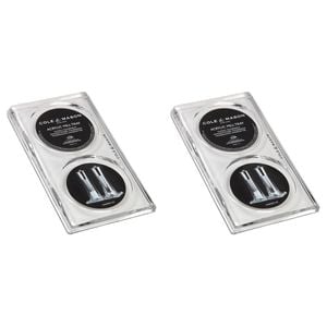 2PK Cole & Mason Acrylic Salt & Pepper Mill Tray Storage Clear