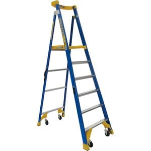 Bailey 6 Step P170-6 Fibreglass Job Station Platform Ladder