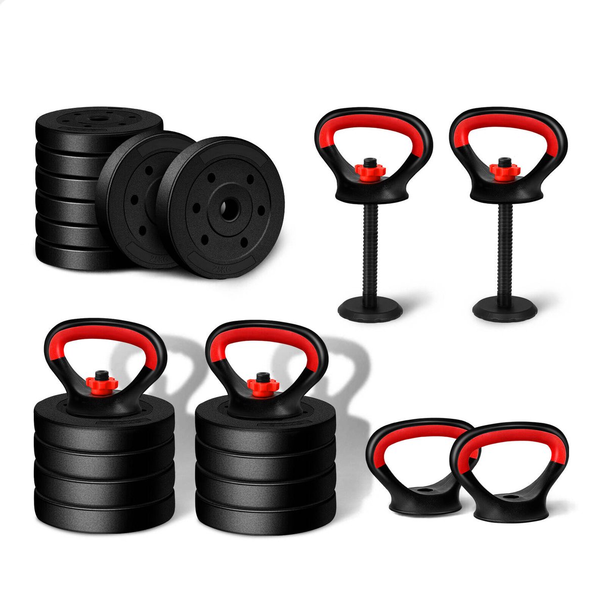 BLACK LORD 20kg Adjustable Kettlebell Set Bunnings Australia