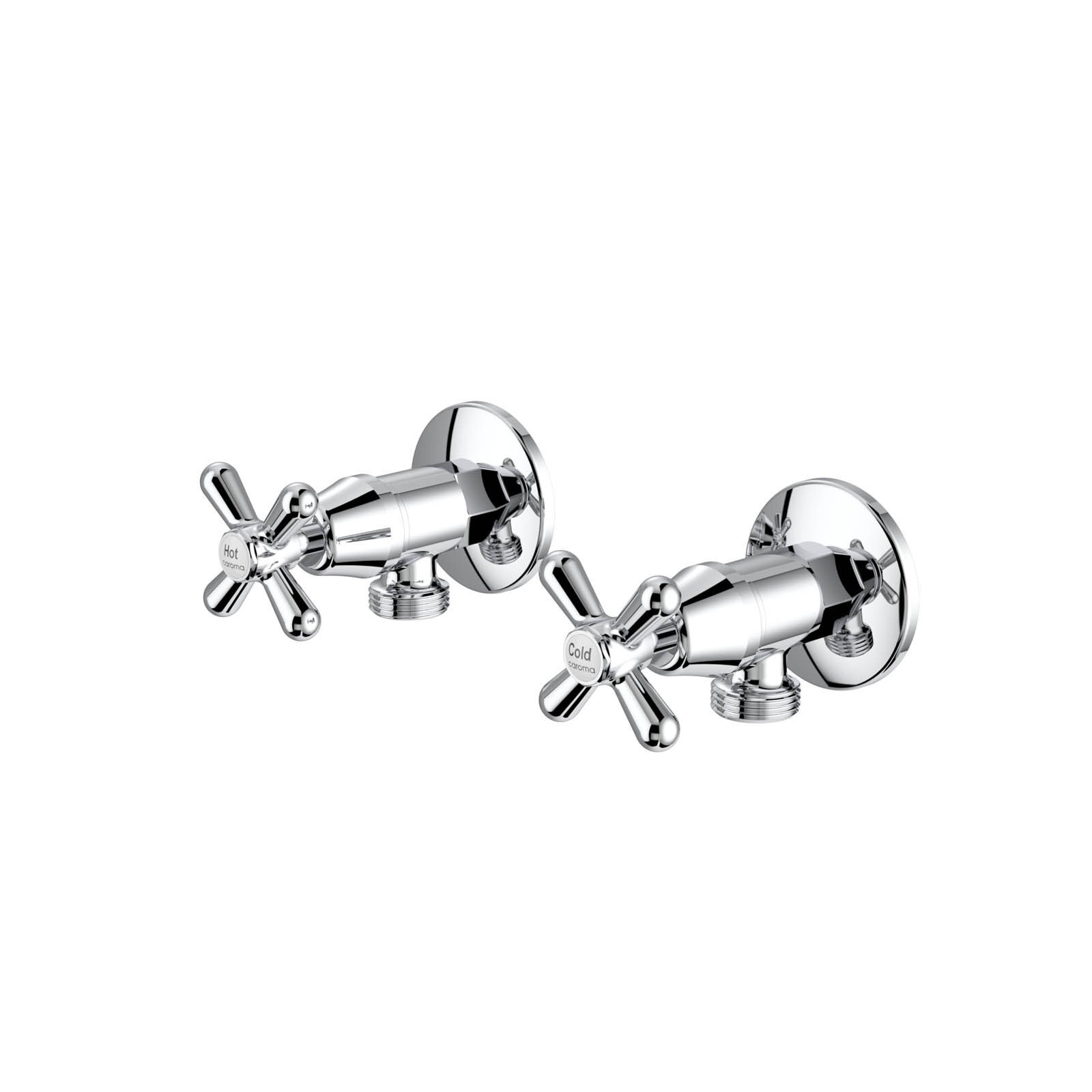 Caroma Chrome Tasman II Washing Machine Tap Set Bunnings Australia