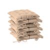 Harbour Housewares Square Dining Chair Seat Cushions - Pack Of 6