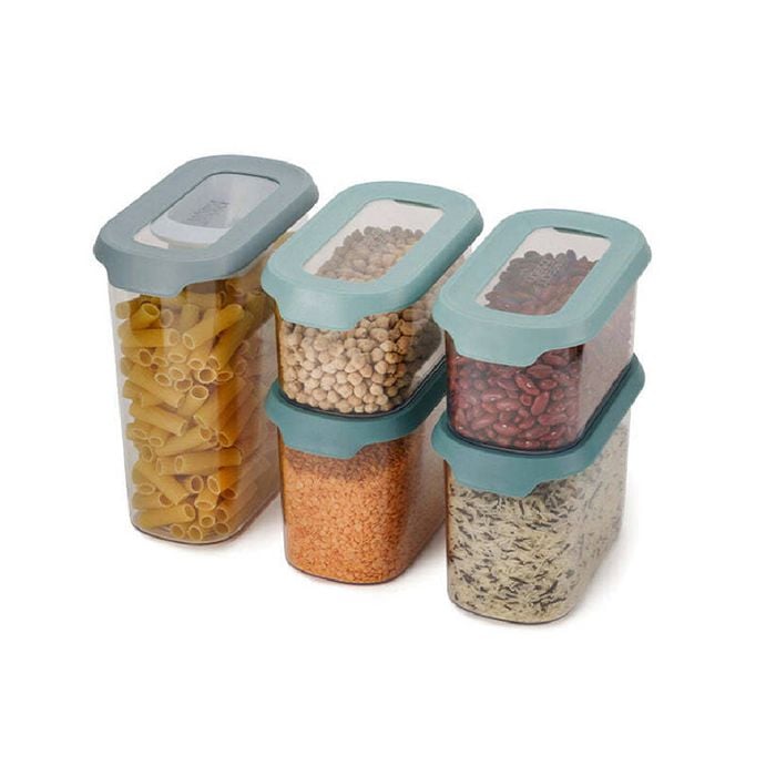 5pc Joseph & Joseph CupboardStore Stackable Food Storage Set - Opal