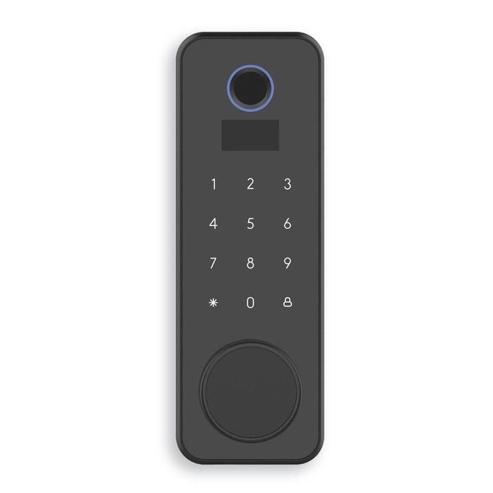Lemaar Black Wi-Fi Grid Electronic Smart Deadbolt 69500GBLK