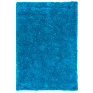 Hufflett 160 x 230cm Lagoon Olinda Polyester Shag Pile Rug