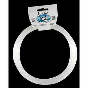 Buku 50m Monofilament Clear Fishing Leader 400lb